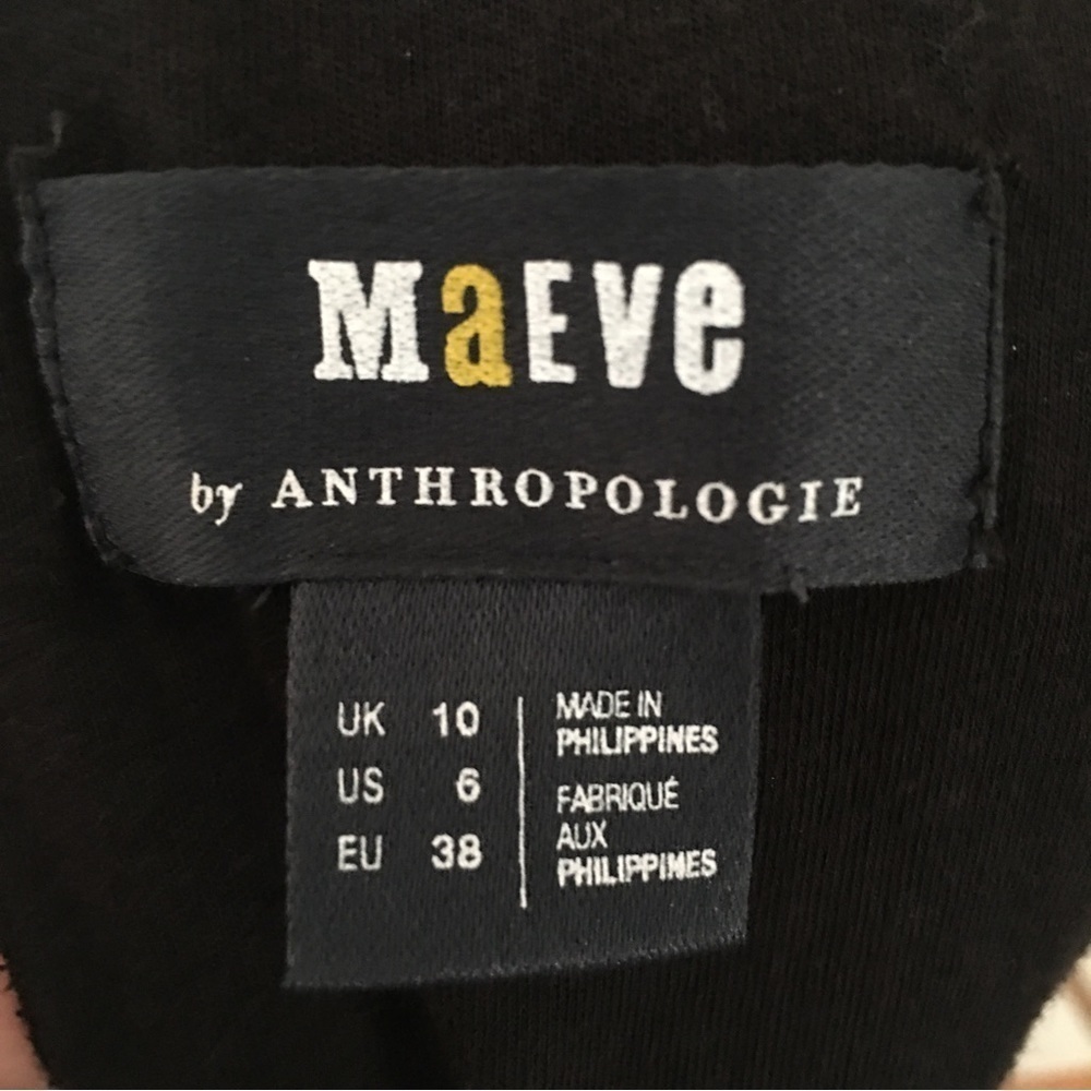 ANTHROPOLOGIE MAEVE Disco Jumpsuit Black Size 6 - Picture 11 of 11